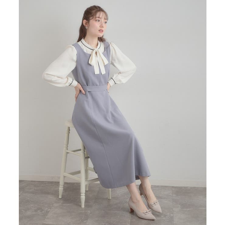 【洗える・ハレの日・通勤】ハートネック フレアージャンスカ | Couture brooch | 詳細画像16 