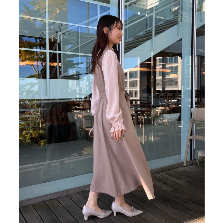 【洗える・ハレの日・通勤】ハートネック フレアージャンスカ | Couture brooch | 詳細画像10 