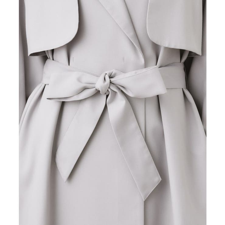 【撥水・ハレの日・通勤】ロングトレンチコート | Couture brooch | 詳細画像49 