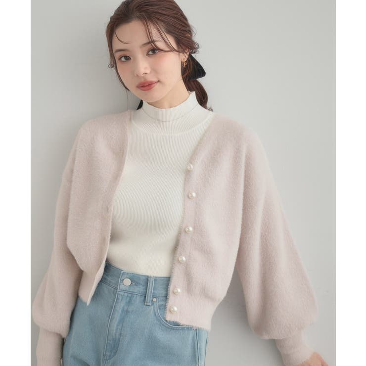 【前後2WAY】Springフェザーカーデトップス | Couture brooch | 詳細画像32 