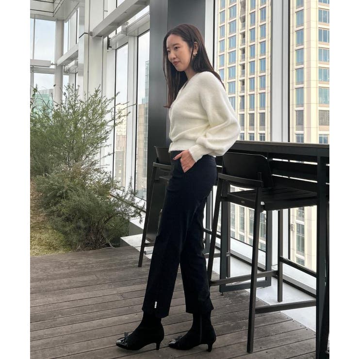 【前後2WAY】Springフェザーカーデトップス | Couture brooch | 詳細画像10 