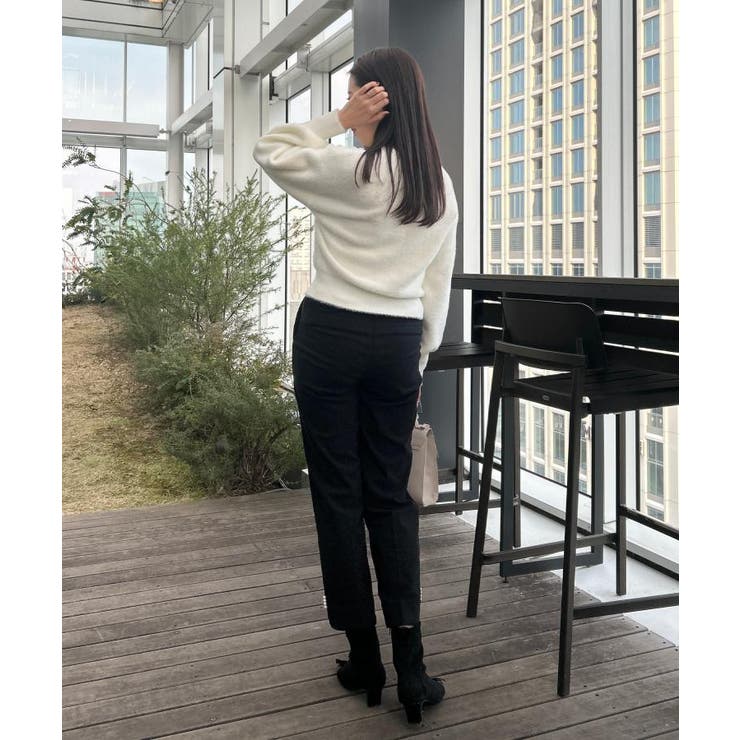 【前後2WAY】Springフェザーカーデトップス | Couture brooch | 詳細画像11 