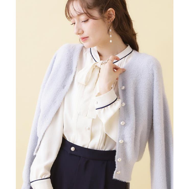 【前後2WAY】Springフェザーカーデトップス | Couture brooch | 詳細画像60 