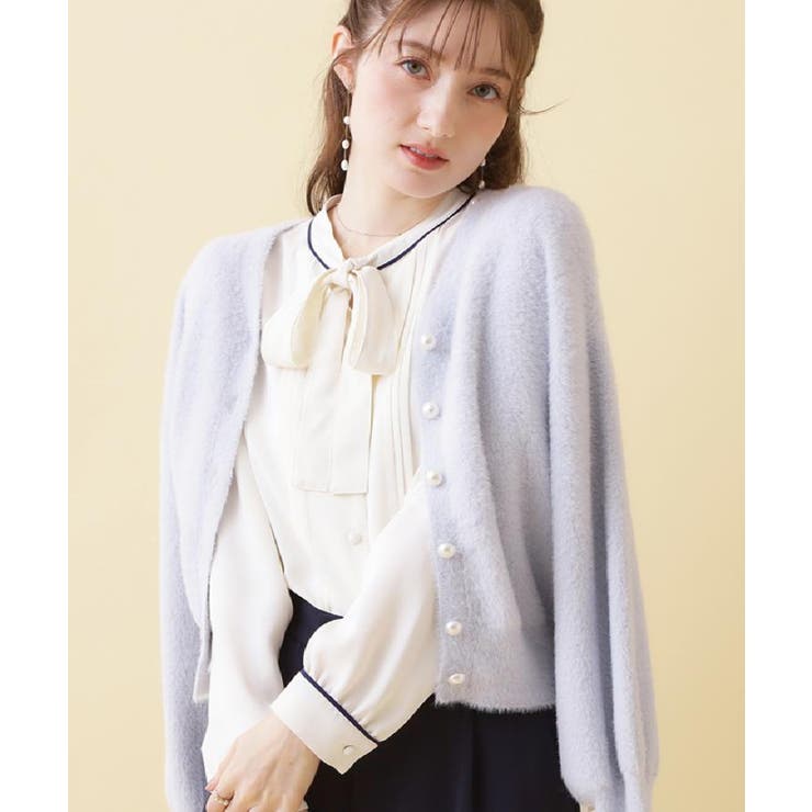 【前後2WAY】Springフェザーカーデトップス | Couture brooch | 詳細画像61 