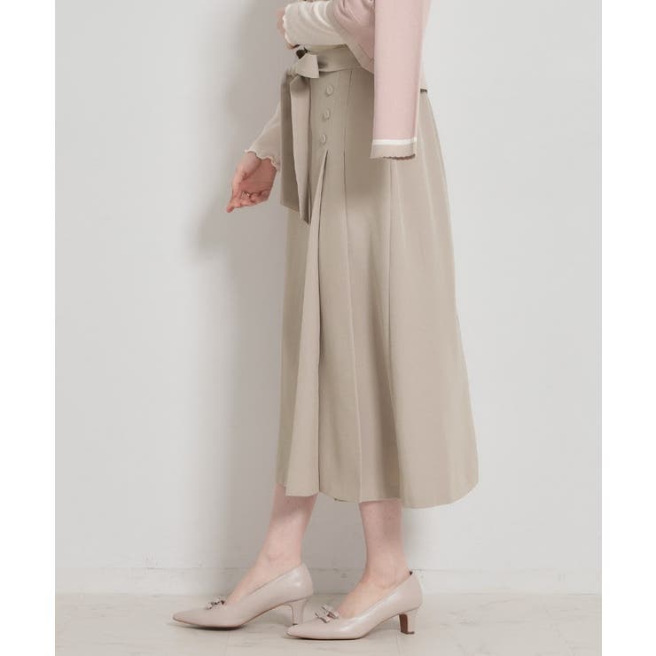 【洗える・通勤】サイドタック ナロースカート | Couture brooch | 詳細画像5 