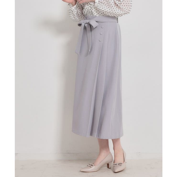 【洗える・通勤】サイドタック ナロースカート | Couture brooch | 詳細画像11 