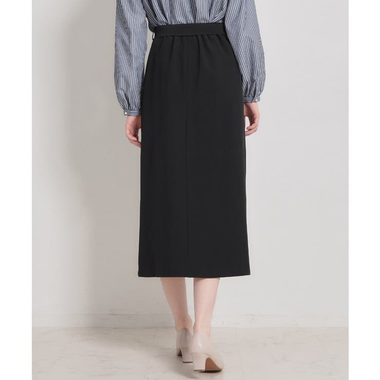 【洗える・通勤】サイドタック ナロースカート | Couture brooch | 詳細画像18 