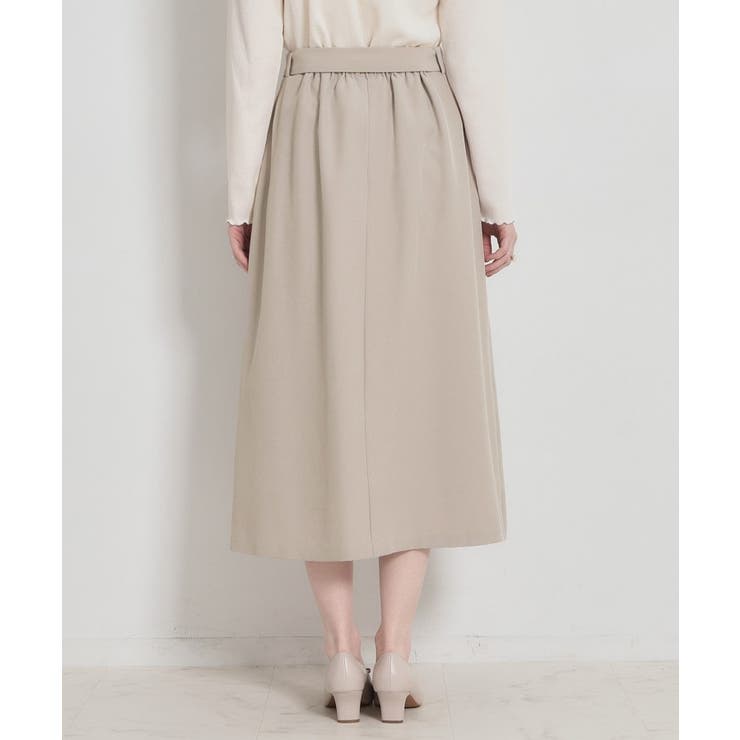 【洗える・通勤】サイドタック ナロースカート | Couture brooch | 詳細画像24 