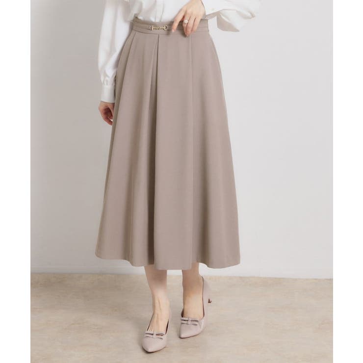 【洗える・通勤】ビットベルト タックスカート | Couture brooch | 詳細画像5 