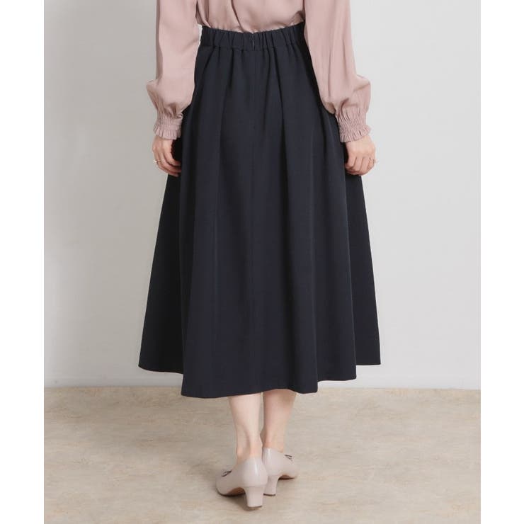 【洗える・通勤】ビットベルト タックスカート | Couture brooch | 詳細画像17 