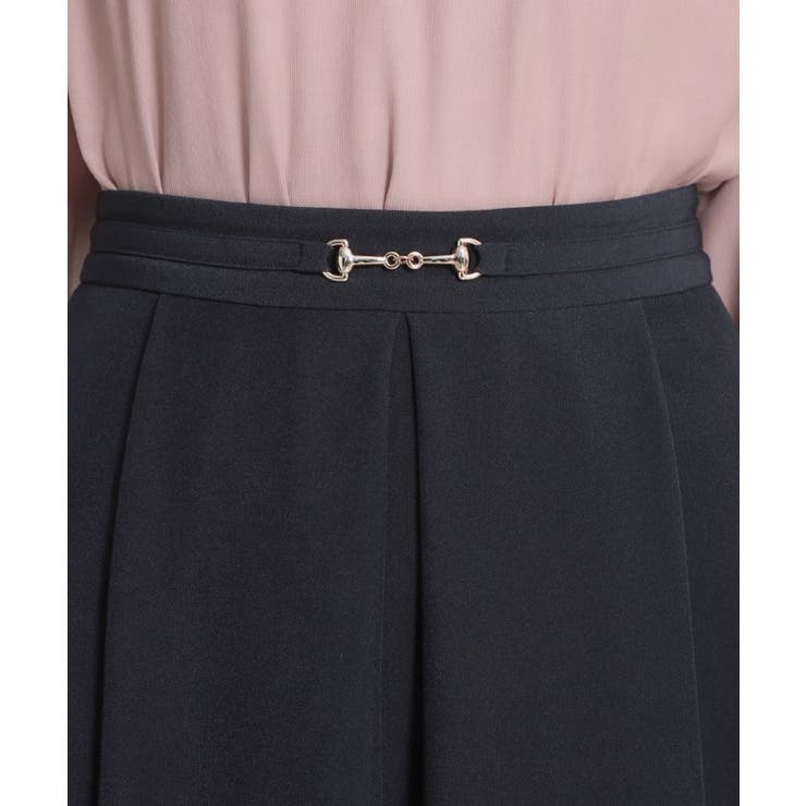 【洗える・通勤】ビットベルト タックスカート | Couture brooch | 詳細画像18 