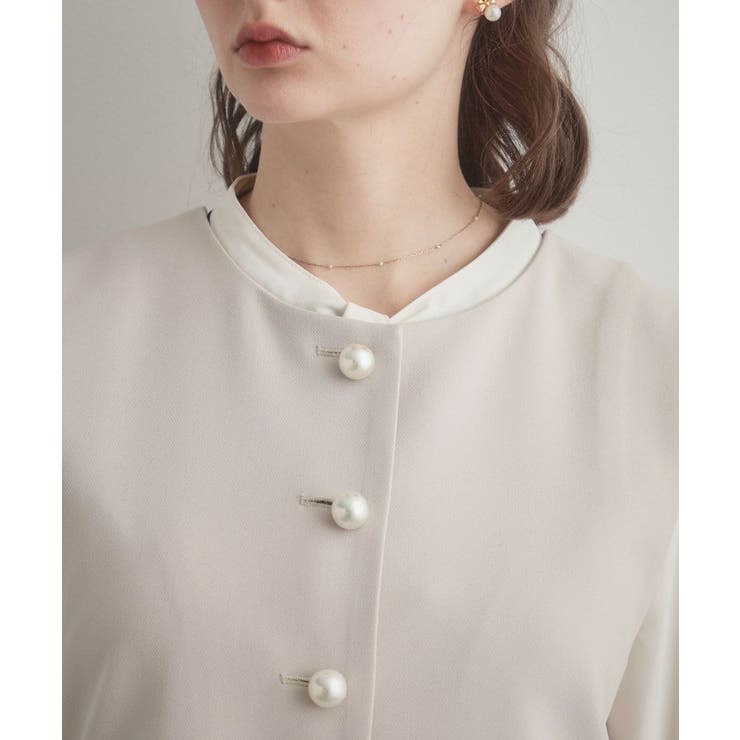 【ハレの日・通勤】TRダブルクロスジレ | Couture brooch | 詳細画像22 