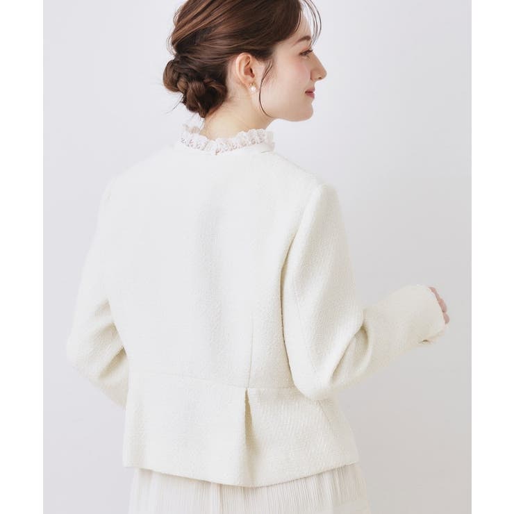 カルゼスラブツイードジャケット | Couture brooch | 詳細画像3 