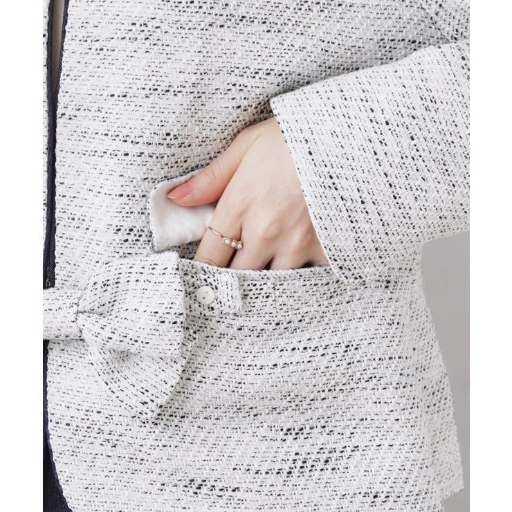 カルゼスラブツイードジャケット | Couture brooch | 詳細画像24 