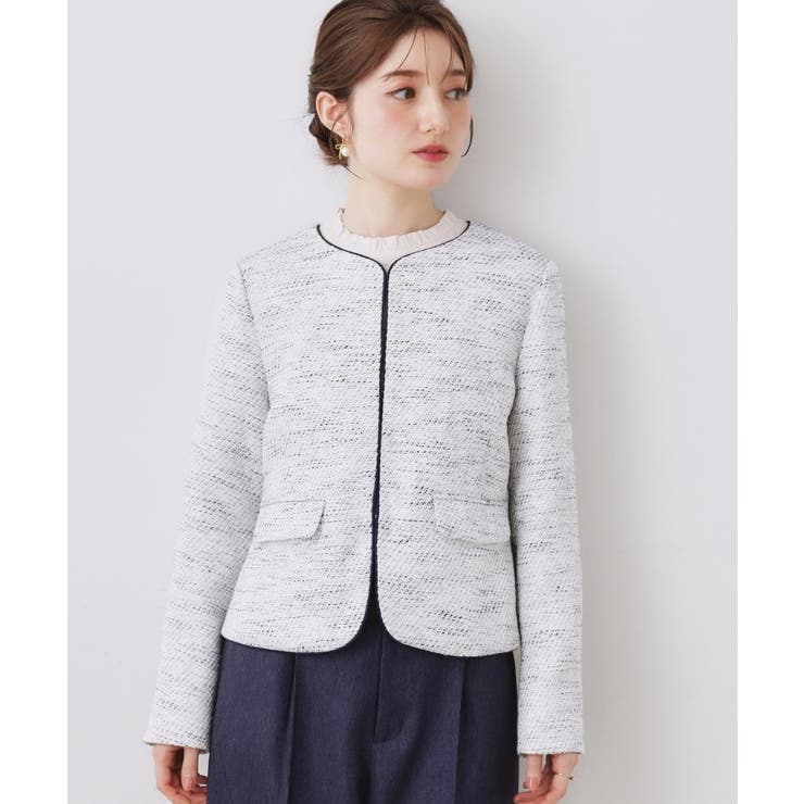 カルゼスラブツイードジャケット | Couture brooch | 詳細画像27 