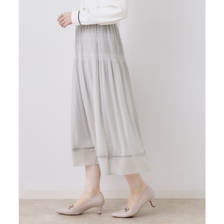 マジョリカプリーツスカート | Couture brooch | 詳細画像2 