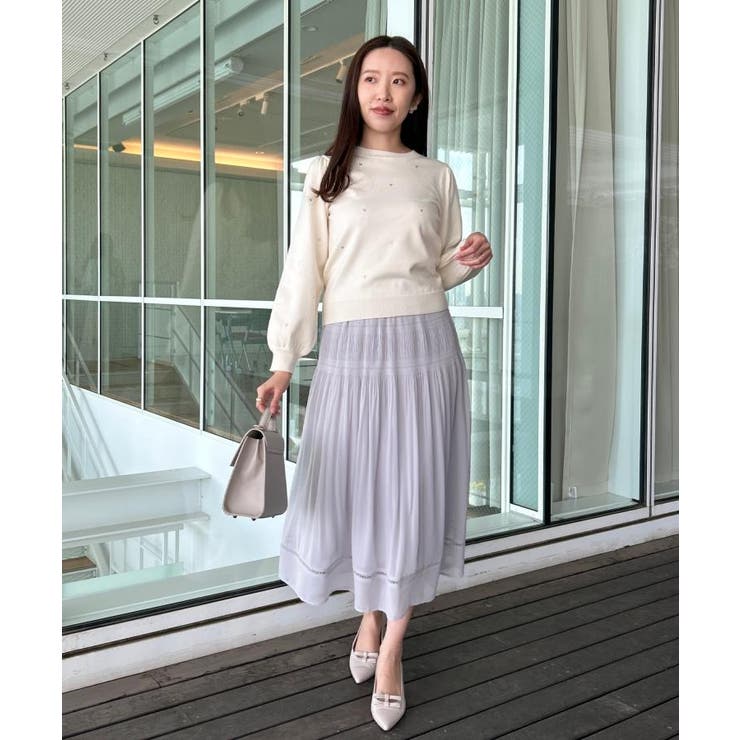 【ハレの日・通勤】マジョリカプリーツスカート | Couture brooch | 詳細画像7 