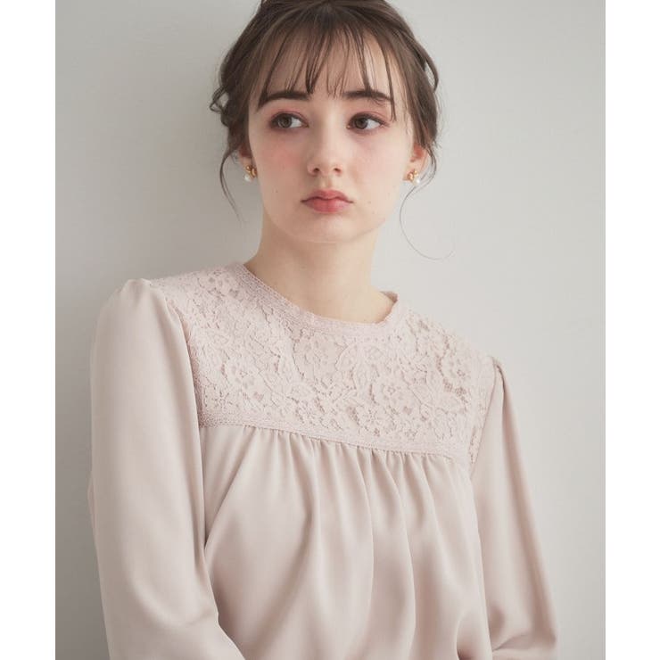 【ハレの日・通勤】レースドッキング ブラウス | Couture brooch | 詳細画像20 