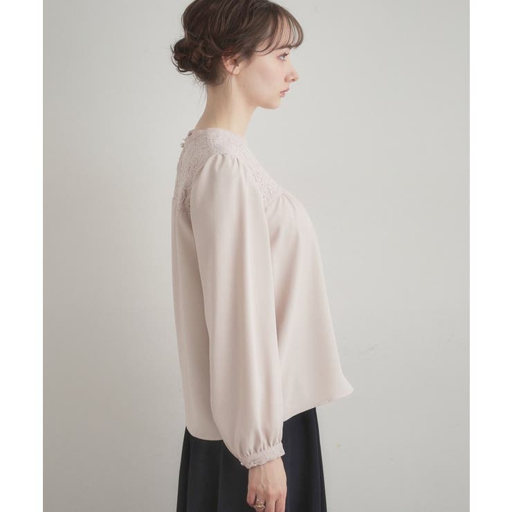 【ハレの日・通勤】レースドッキング ブラウス | Couture brooch | 詳細画像43 