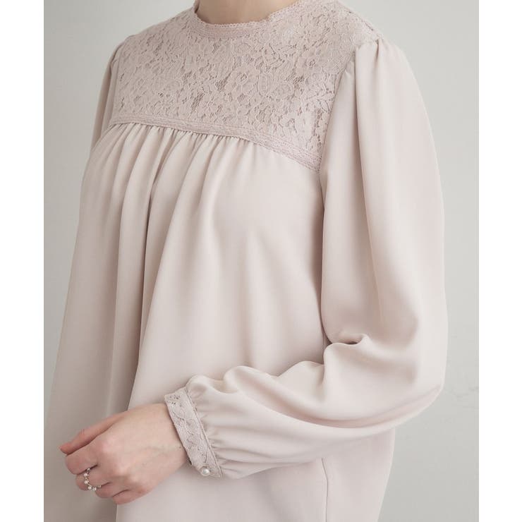 【ハレの日・通勤】レースドッキング ブラウス | Couture brooch | 詳細画像47 