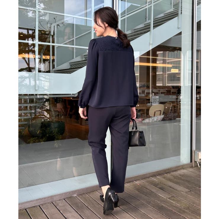 【ハレの日・通勤】レースドッキング ブラウス | Couture brooch | 詳細画像37 