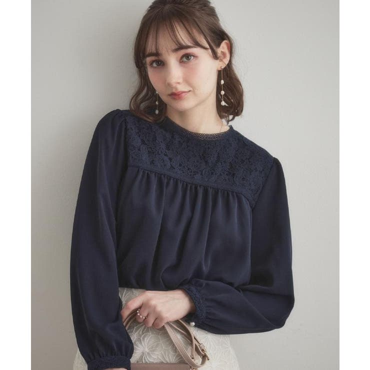 【ハレの日・通勤】レースドッキング ブラウス | Couture brooch | 詳細画像31 