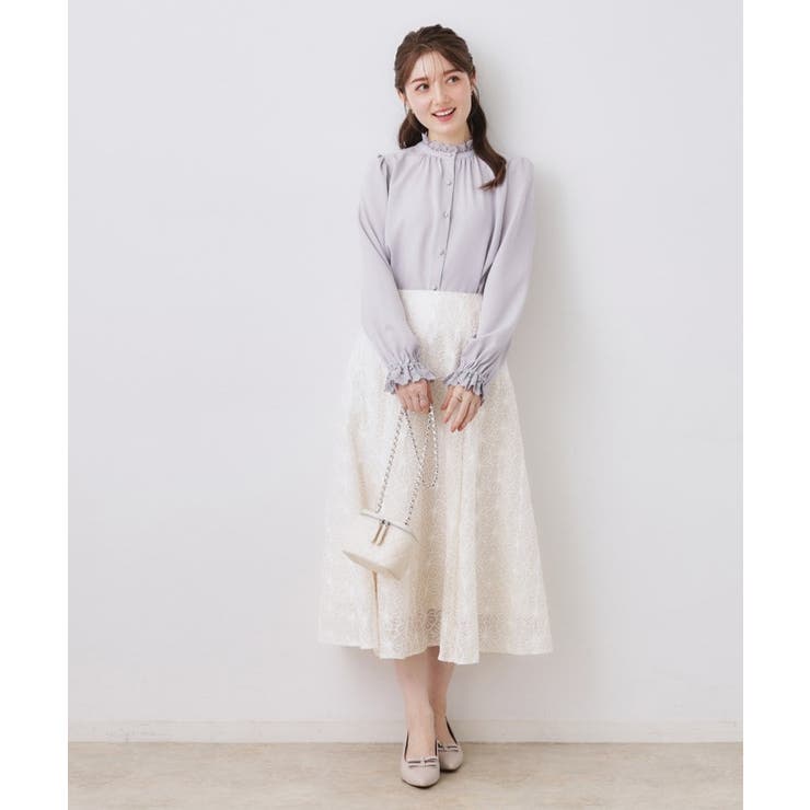【2WAY・ハレの日・通勤】エンブロレースブラウス | Couture brooch | 詳細画像26 