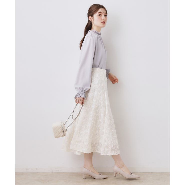 【2WAY・ハレの日・通勤】エンブロレースブラウス | Couture brooch | 詳細画像28 