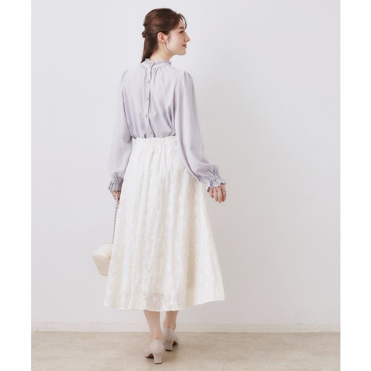 【2WAY・ハレの日・通勤】エンブロレースブラウス | Couture brooch | 詳細画像29 