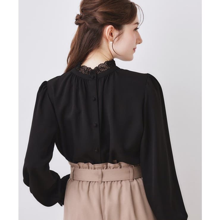 【2WAY・ハレの日・通勤】エンブロレースブラウス | Couture brooch | 詳細画像46 