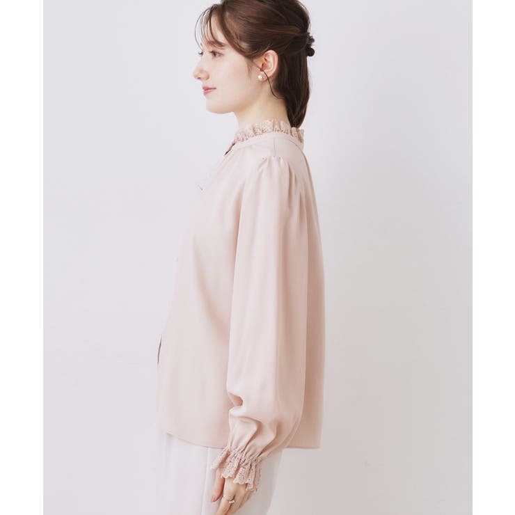 【2WAY・ハレの日・通勤】エンブロレースブラウス | Couture brooch | 詳細画像72 