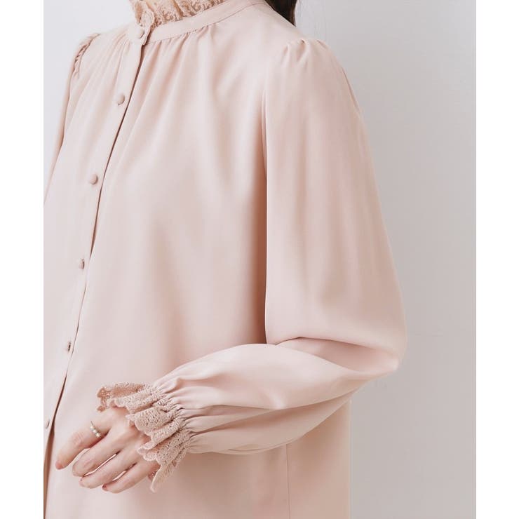 【2WAY・ハレの日・通勤】エンブロレースブラウス | Couture brooch | 詳細画像75 