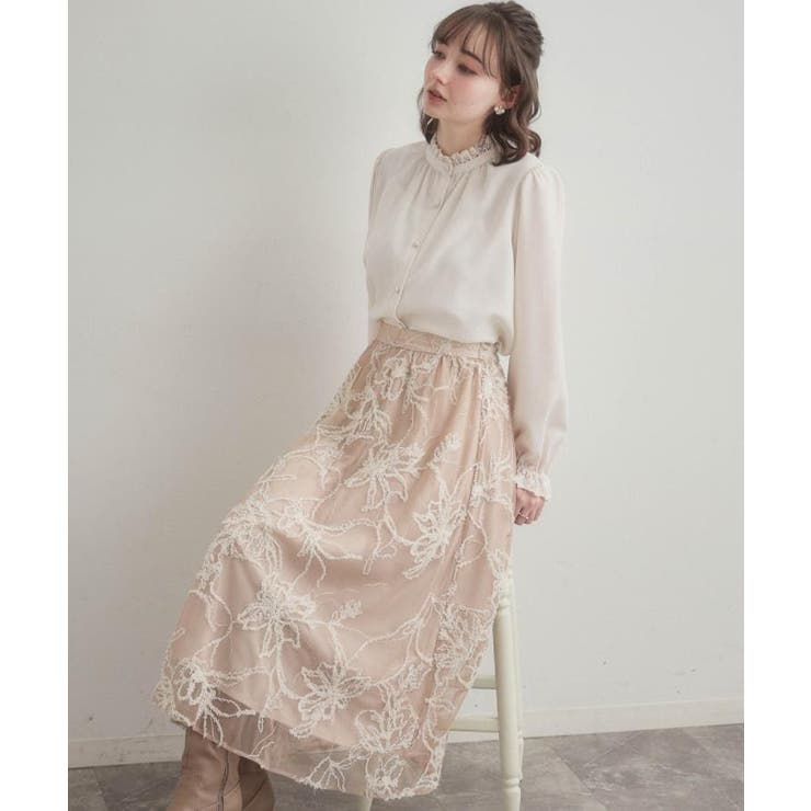 【2WAY・ハレの日・通勤】エンブロレースブラウス | Couture brooch | 詳細画像14 