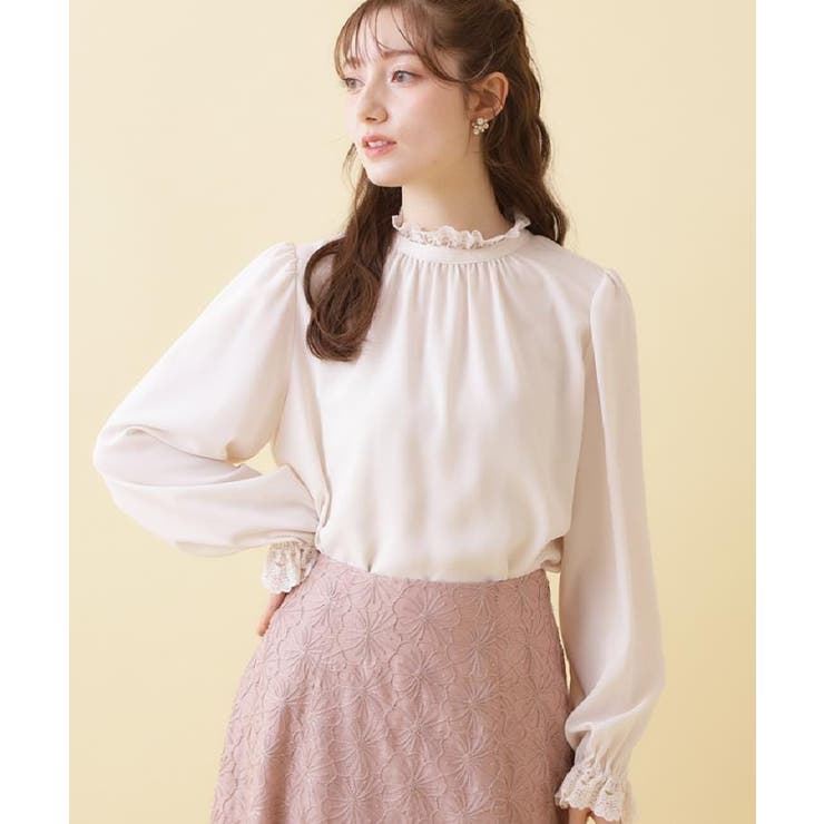 【2WAY・ハレの日・通勤】エンブロレースブラウス | Couture brooch | 詳細画像20 