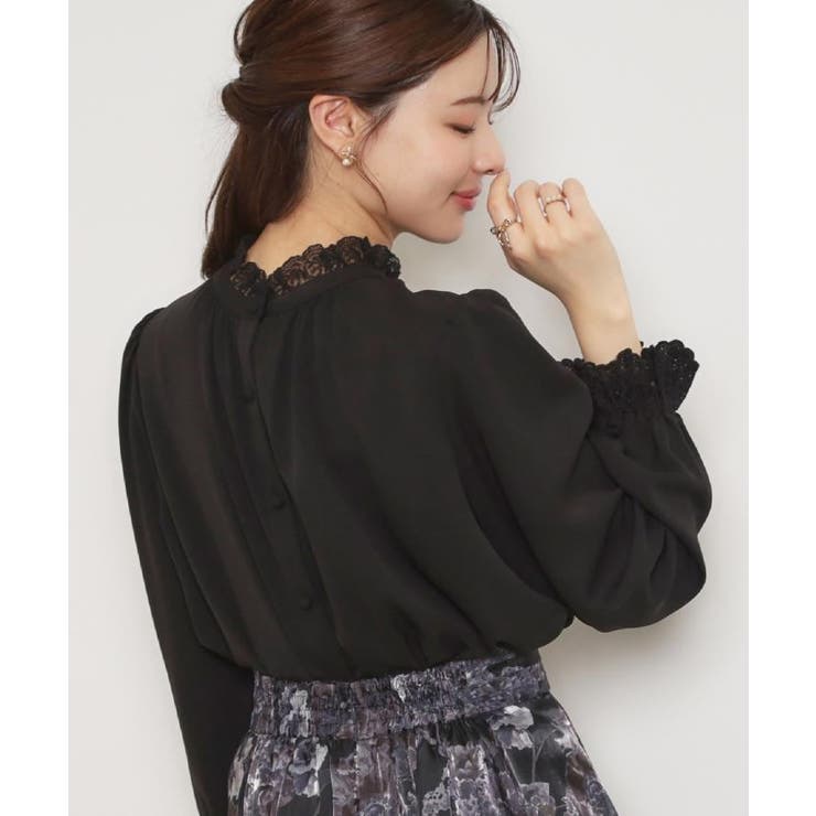 【2WAY・ハレの日・通勤】エンブロレースブラウス | Couture brooch | 詳細画像50 