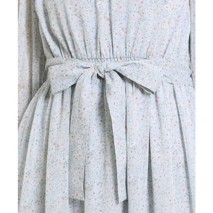 【洗える・着映え】楊柳小花シャーリングワンピース | Couture brooch | 詳細画像38 