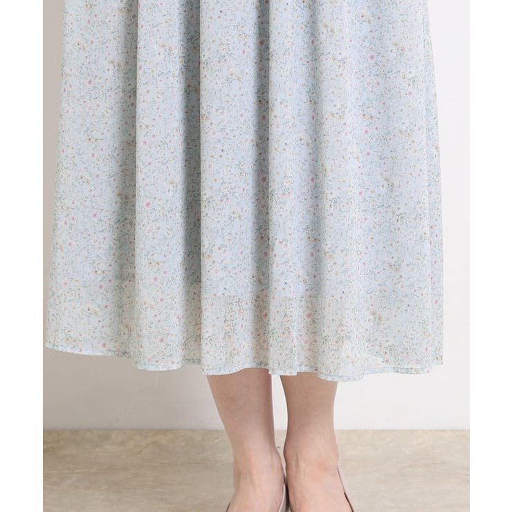 【洗える・着映え】楊柳小花シャーリングワンピース | Couture brooch | 詳細画像39 