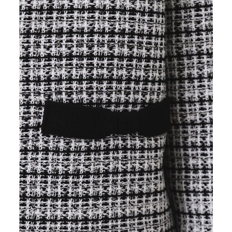 【ハレの日・通勤】ラメツイード ニットカーディガン | Couture brooch | 詳細画像42 