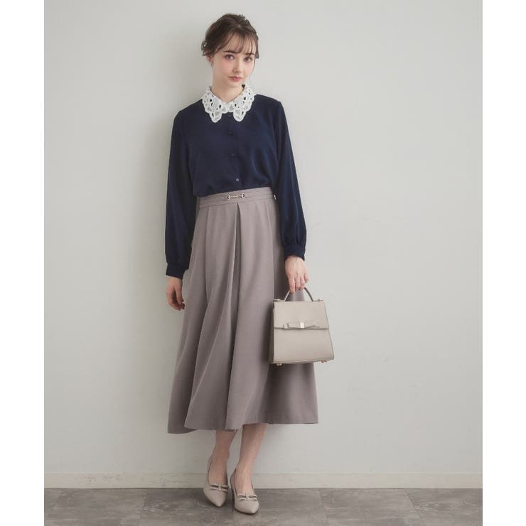 レース衿ジョーゼットブラウス | Couture brooch | 詳細画像11 