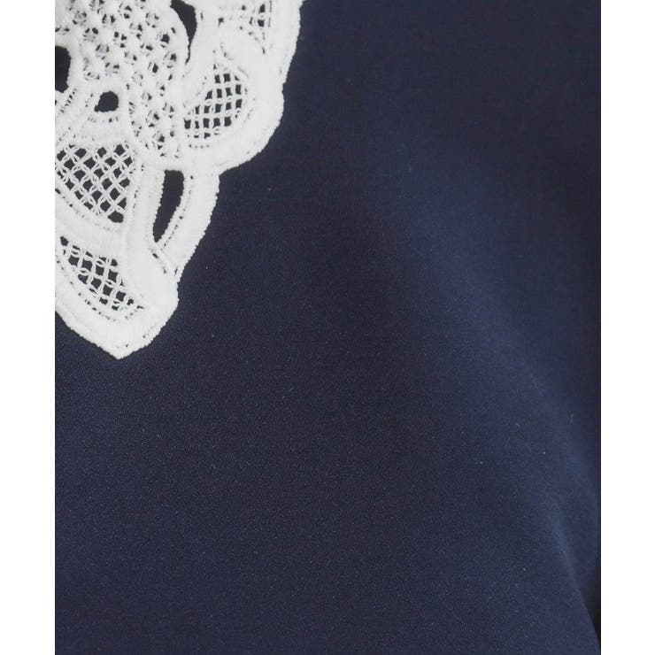 レース衿ジョーゼットブラウス | Couture brooch | 詳細画像14 