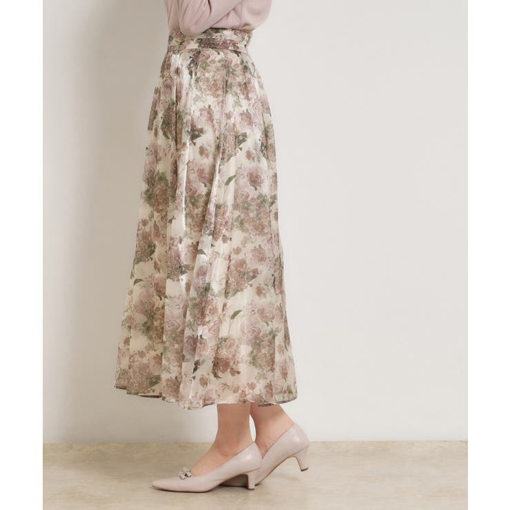 【洗える・通勤】Springオーガンフルールスカート | Couture brooch | 詳細画像13 