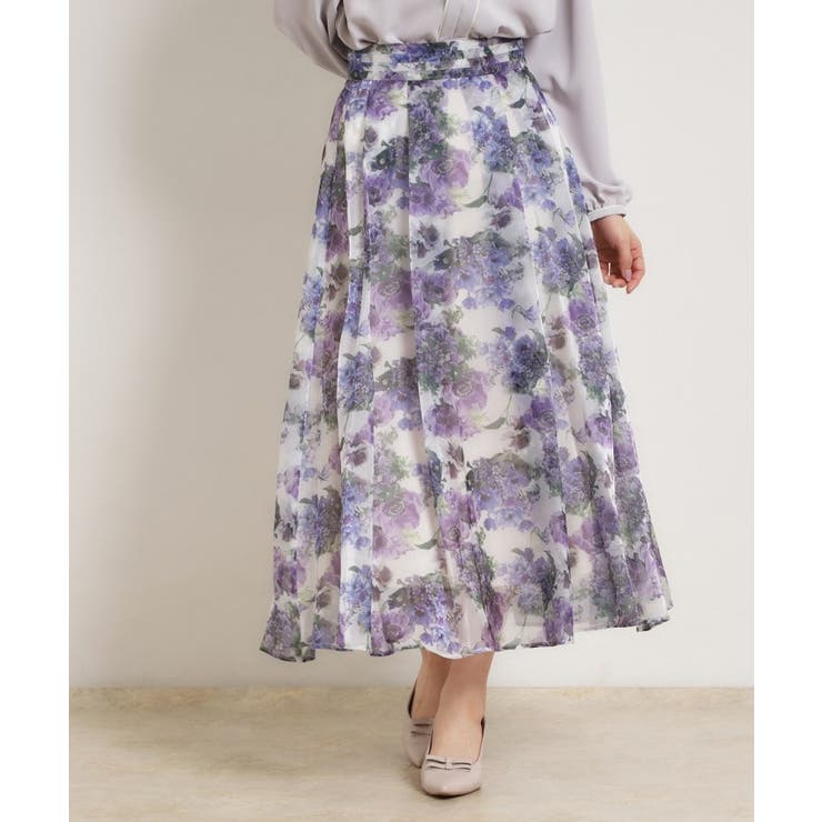 【洗える・通勤】Springオーガンフルールスカート | Couture brooch | 詳細画像21 