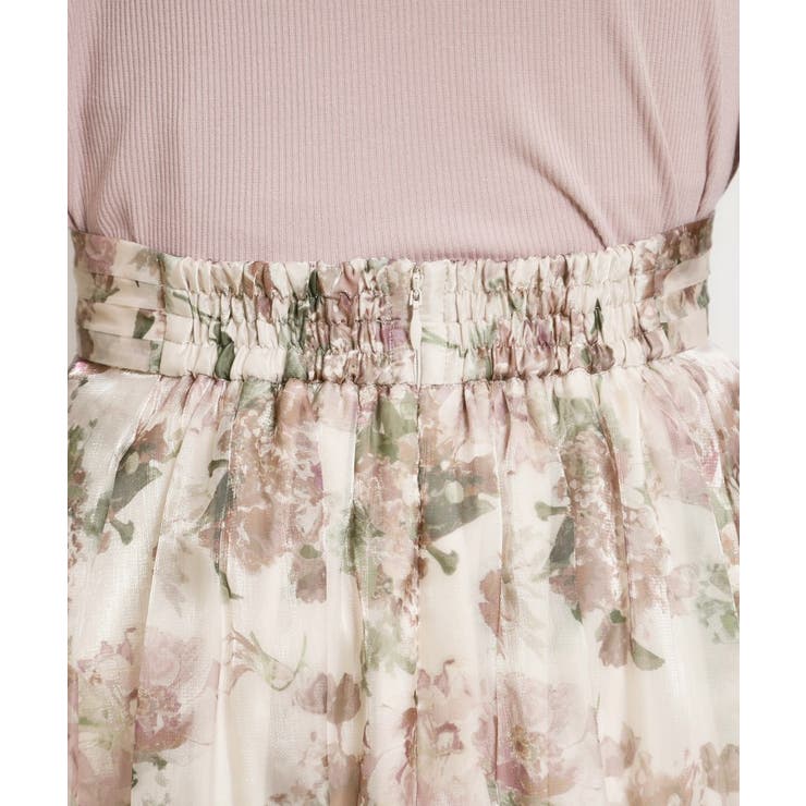 【洗える・通勤】Springオーガンフルールスカート | Couture brooch | 詳細画像30 