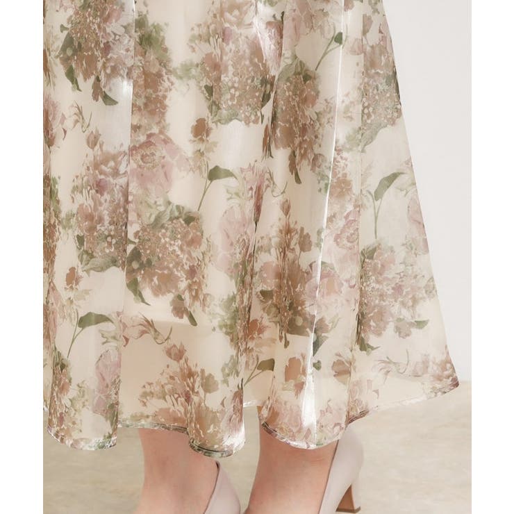 【洗える・通勤】Springオーガンフルールスカート | Couture brooch | 詳細画像31 