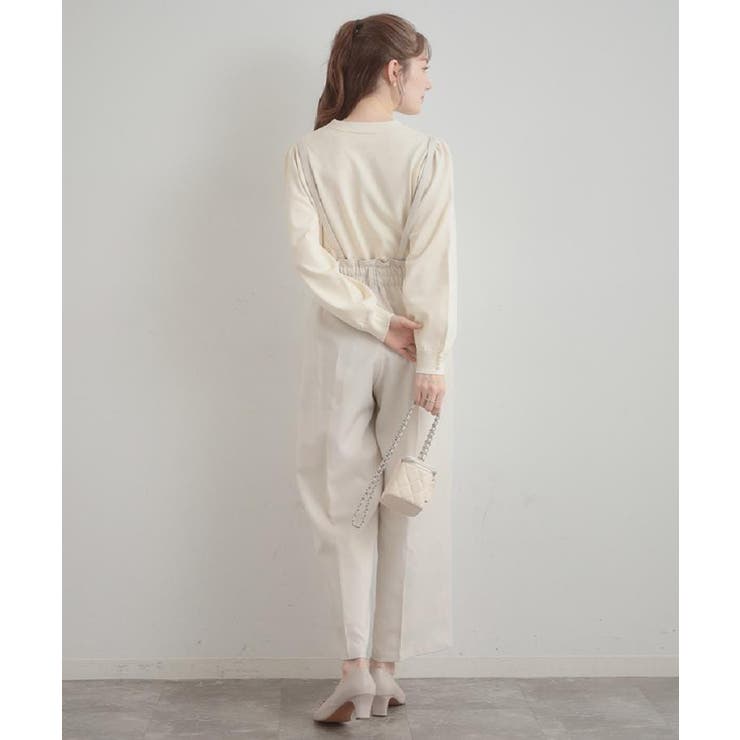 【洗える・着映え】オーガンジーリボンタイ ニット | Couture brooch | 詳細画像2 