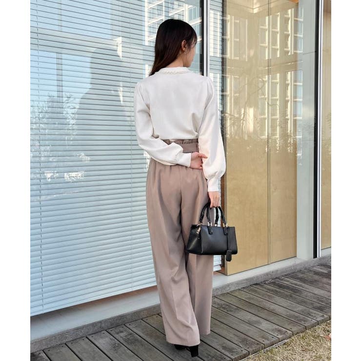 【洗える・着映え】パール調衿ニット | Couture brooch | 詳細画像12 