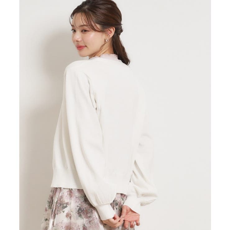 シアードッキングカーディガン | Couture brooch | 詳細画像5 