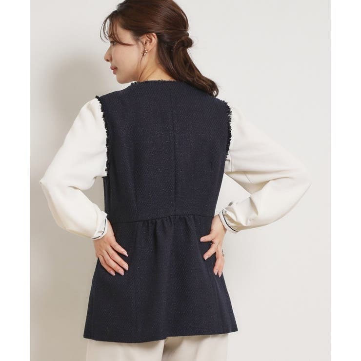 カルゼスラブツイードジレ | Couture brooch | 詳細画像10 