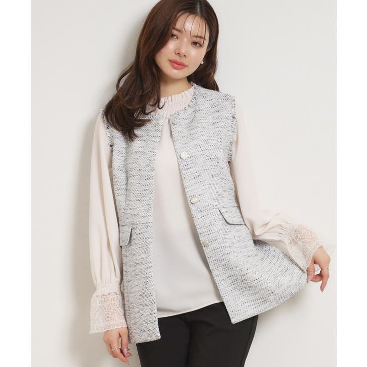 カルゼスラブツイードジレ | Couture brooch | 詳細画像16 