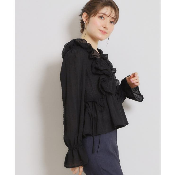 シアーシャーリングブラウス | Couture brooch | 詳細画像9 